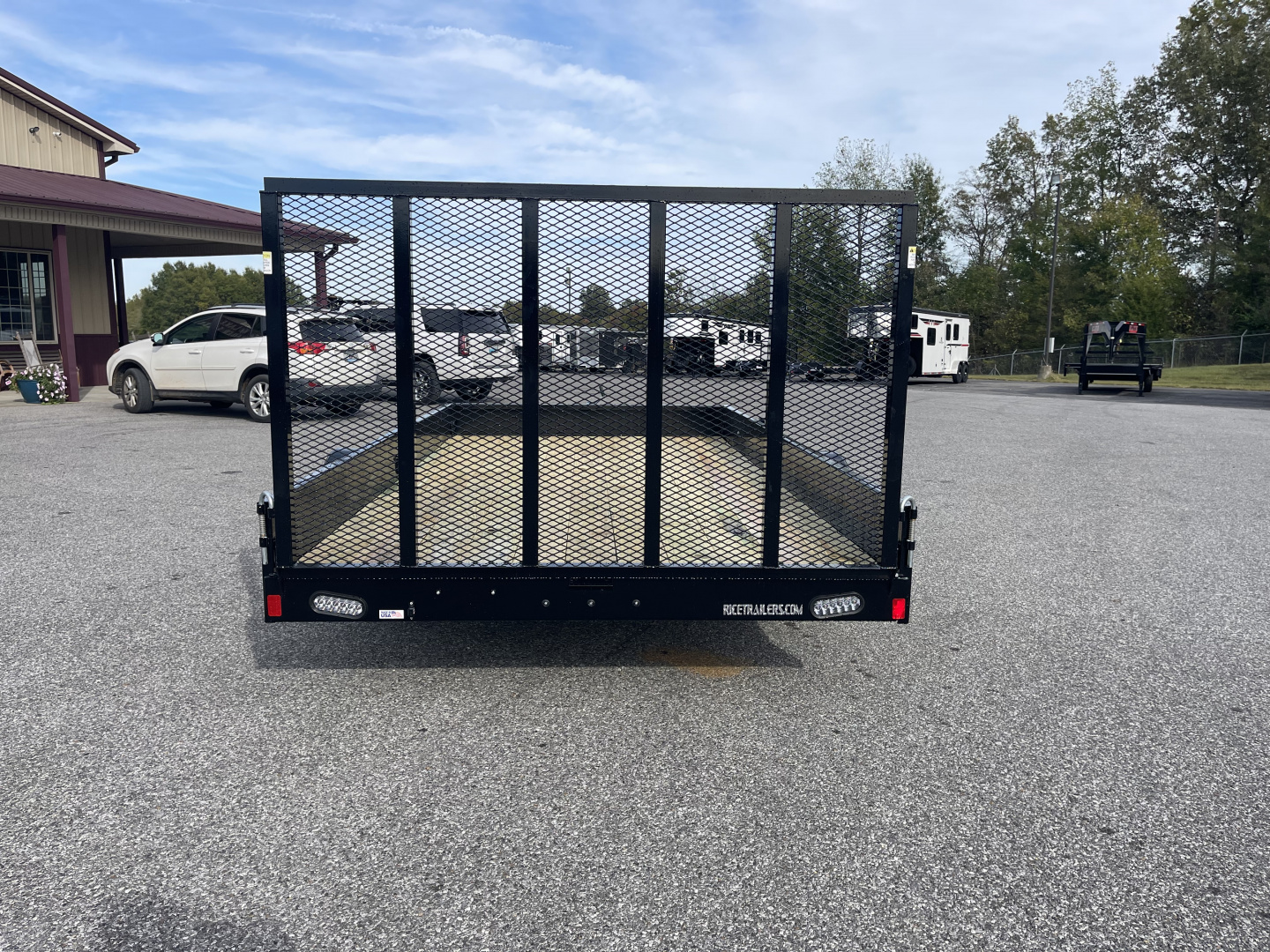 New 2026 Rice Trailers SST8214 Utility Trailer