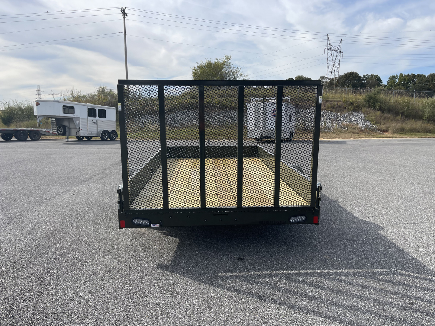 New 2026 Rice Trailers SST7612 Utility Trailer
