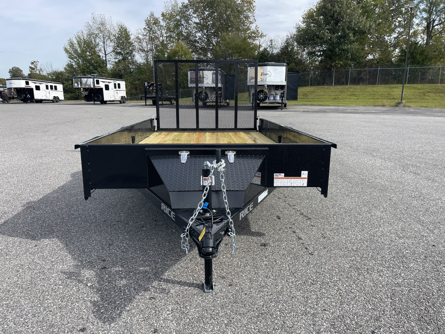 New 2026 Rice Trailers SST7612 Utility Trailer