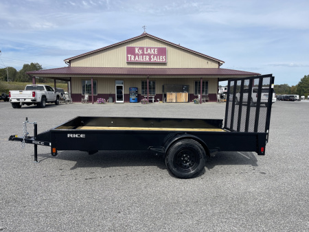 New 2026 Rice Trailers SST7612 Utility Trailer