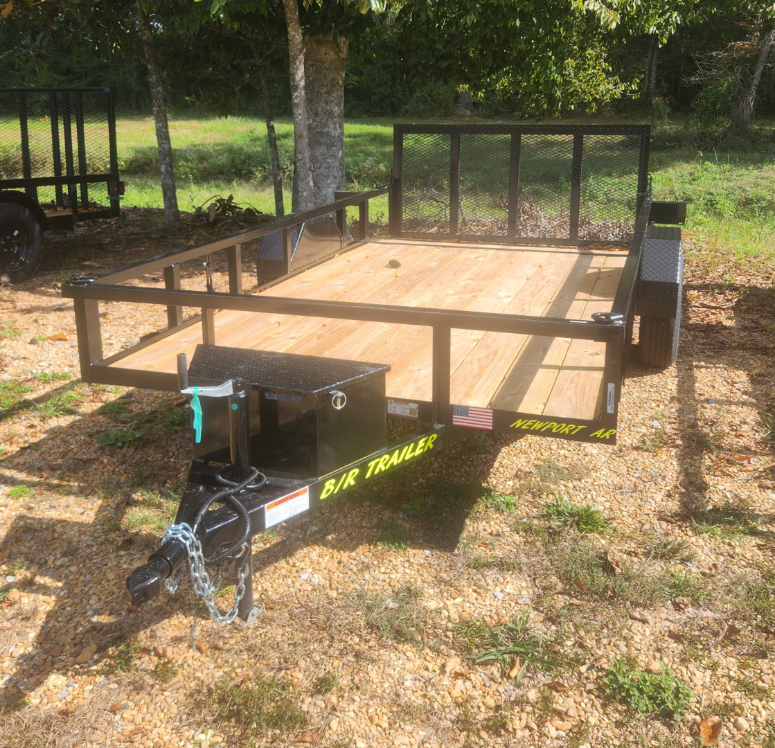 New 2025 B/R Trailers 76''x12' Single Axle Utility Trailer