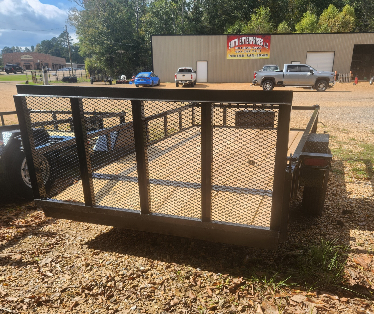 New 2025 B/R Trailers 76''x12' Single Axle Utility Trailer