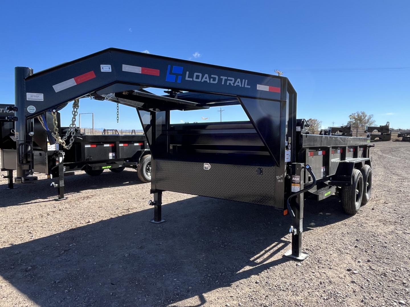 New 2026 Load Trail 83" x 14' Tandem Axle Gooseneck Low-Pro Dump
