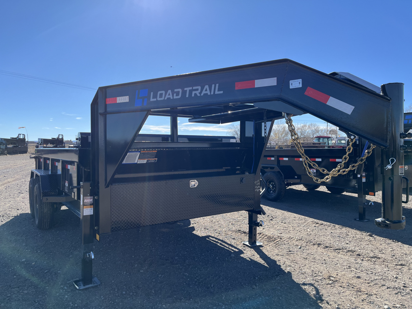 New 2026 Load Trail 83" x 14' Tandem Axle Gooseneck Low-Pro Dump