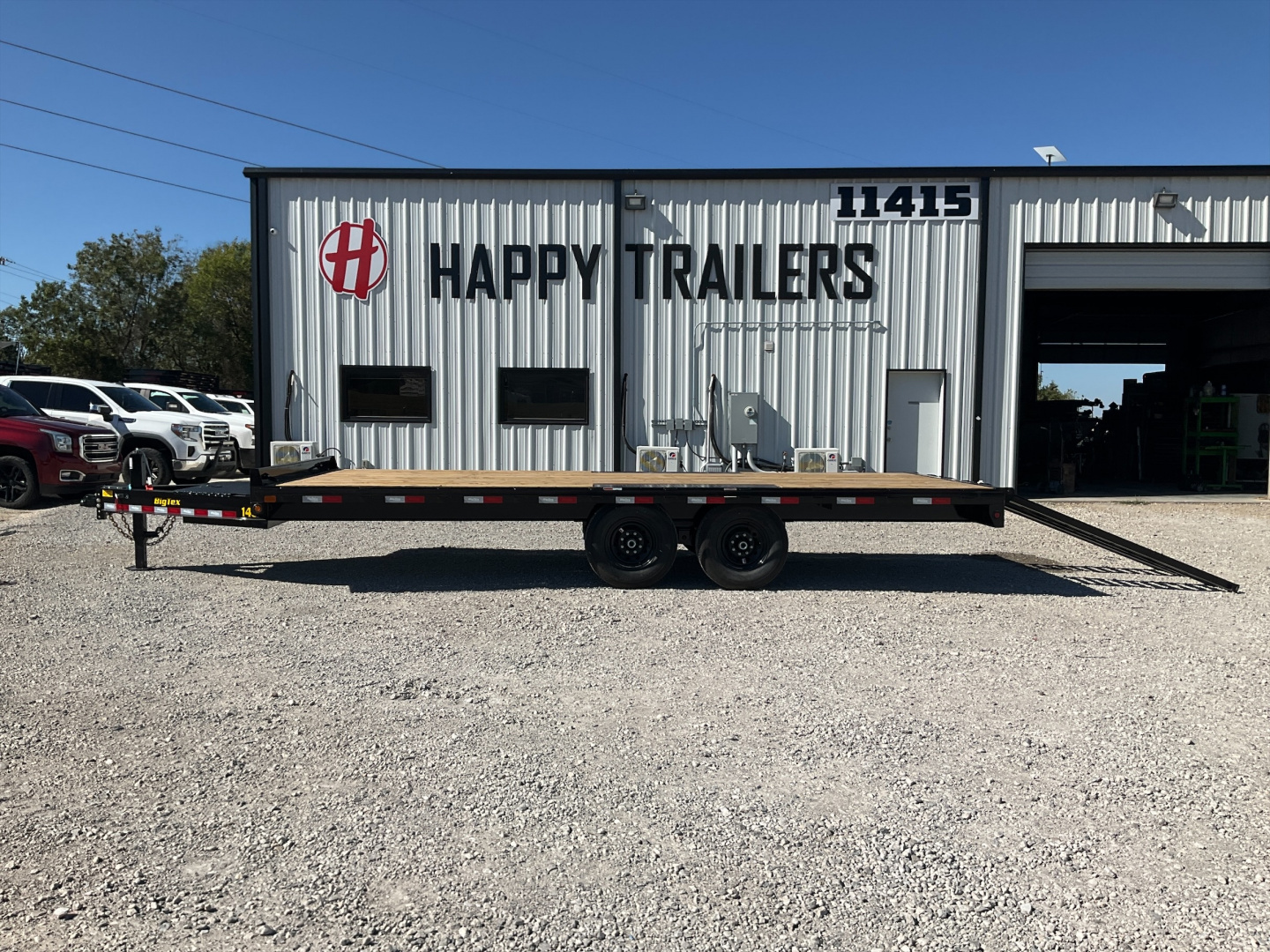 New 2026 Big Tex 102"x20' 14K Over-The-Axle Flatbed Trailer – 14OA
