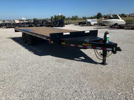 New 2026 Big Tex 102 x20' 14K Over-The-Axle Flatbed Trailer – 14OA