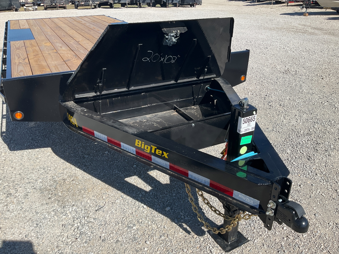 New 2026 Big Tex 102"x20' 14K Over-The-Axle Flatbed Trailer – 14OA