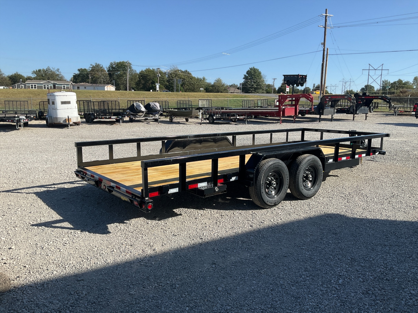 New 2026 Big Tex 83"x20' 14K Tandem Axle Pipe Top Utility Trailer – 14PI
