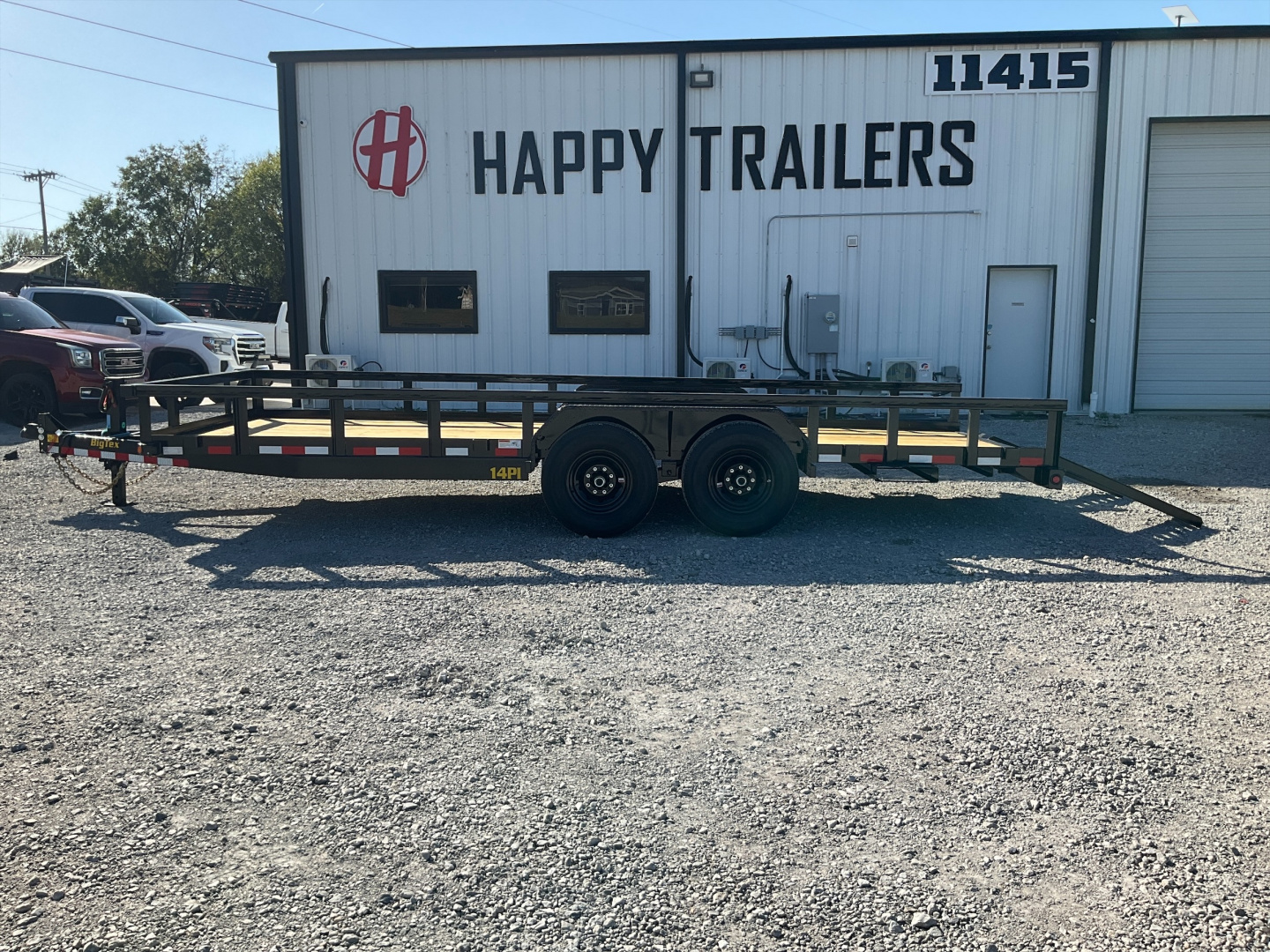 New 2026 Big Tex 83"x20' 14K Tandem Axle Pipe Top Utility Trailer – 14PI