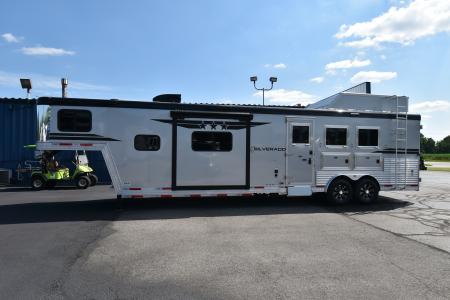 New 2027 Bison Trailers Silverado 8313B.S Horse Trailer