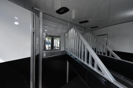 New 2027 Bison Trailers Silverado 8313B.S Horse Trailer