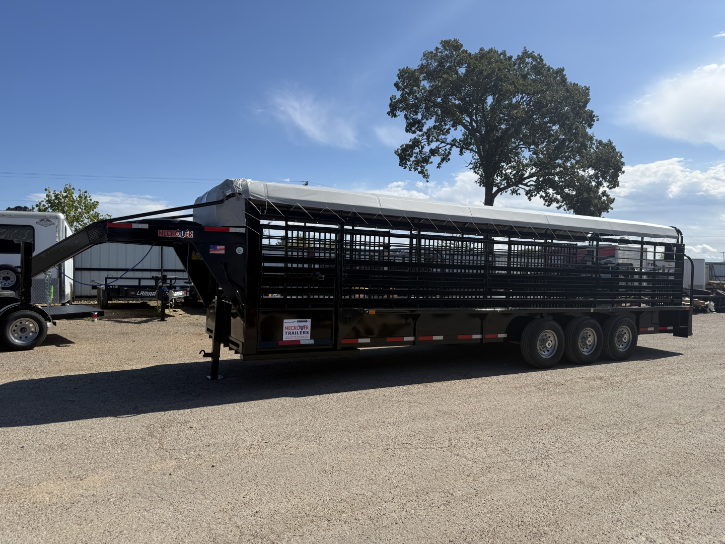 New 2026 Neckover 6'8" X 28' Stock / Stock Combo Trailer