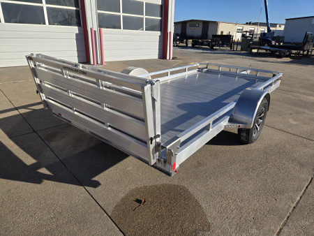 New 2026 H&H Trailers 78x14 Aluminum Low Side 3K Utility Trailer