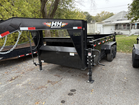 New 2025 H&H 83x14-GN-14k Dump Trailer