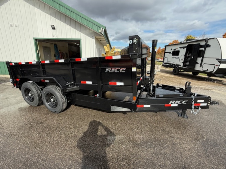 New 2026 Rice Trailers 7X14 Dump Trailer