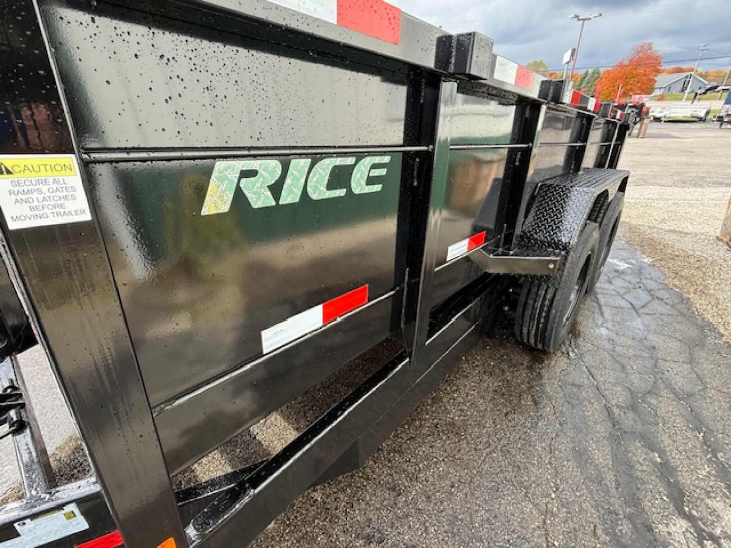 New 2026 Rice Trailers 7X14 Dump Trailer