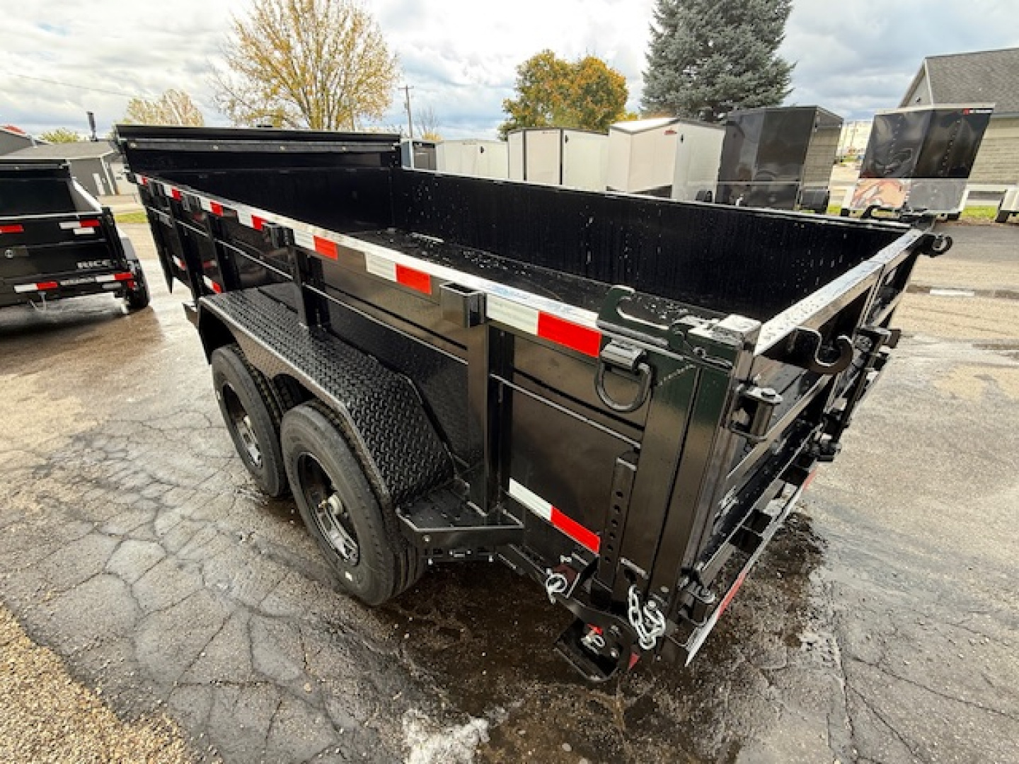 New 2026 Rice Trailers 7X14 Dump Trailer