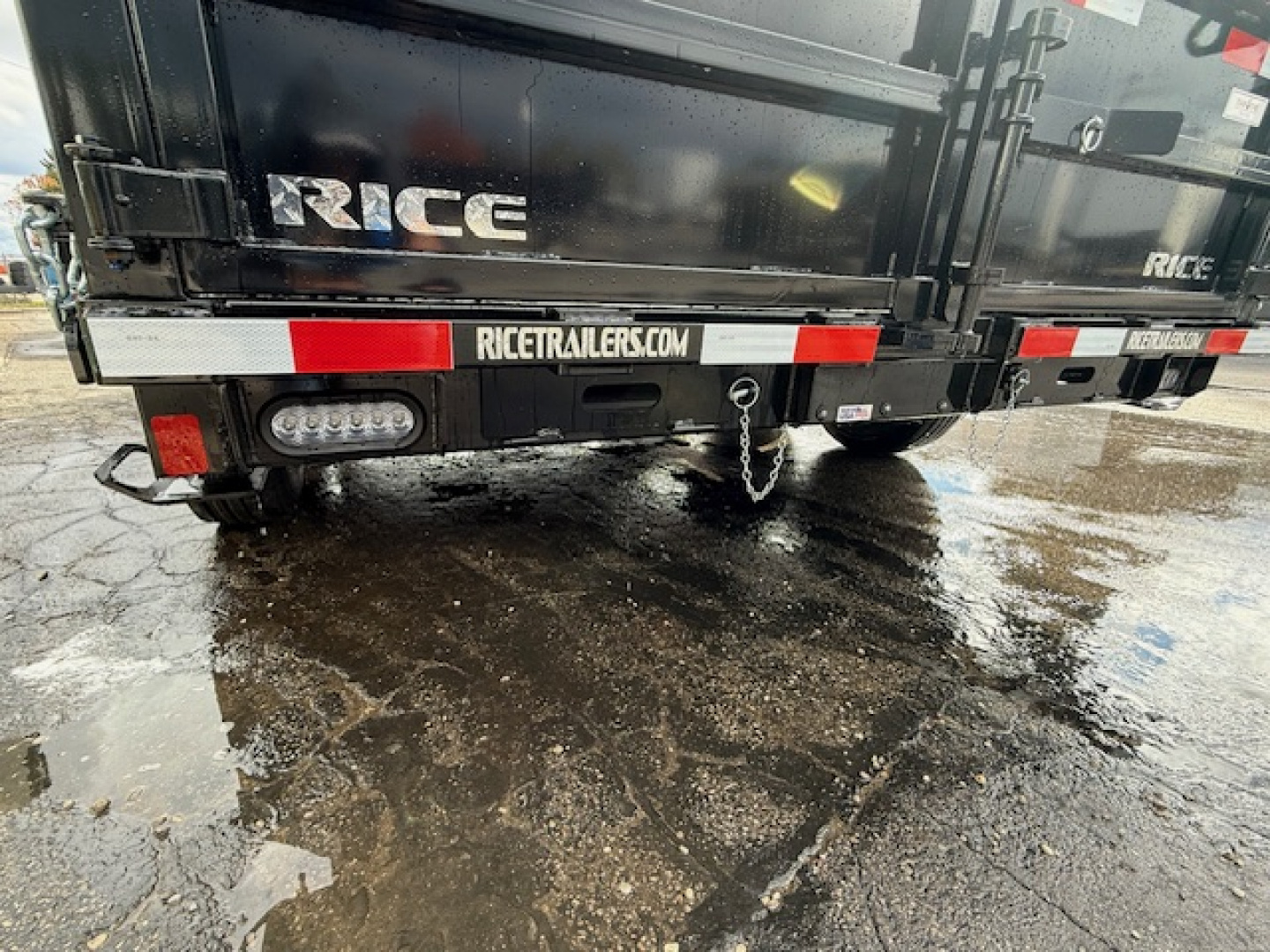 New 2026 Rice Trailers 7X14 Dump Trailer