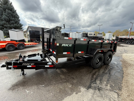 New 2026 Rice Trailers 7X14 Dump Trailer