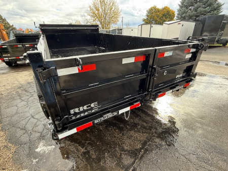 New 2026 Rice Trailers 7X14 Dump Trailer