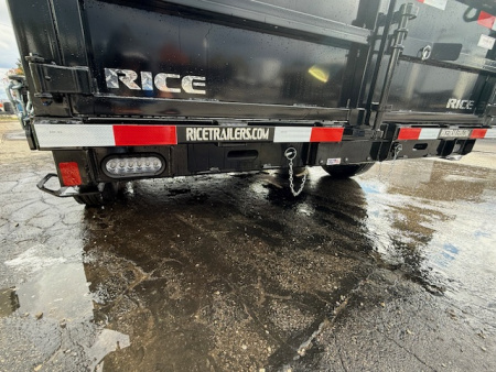 New 2026 Rice Trailers 7X14 Dump Trailer