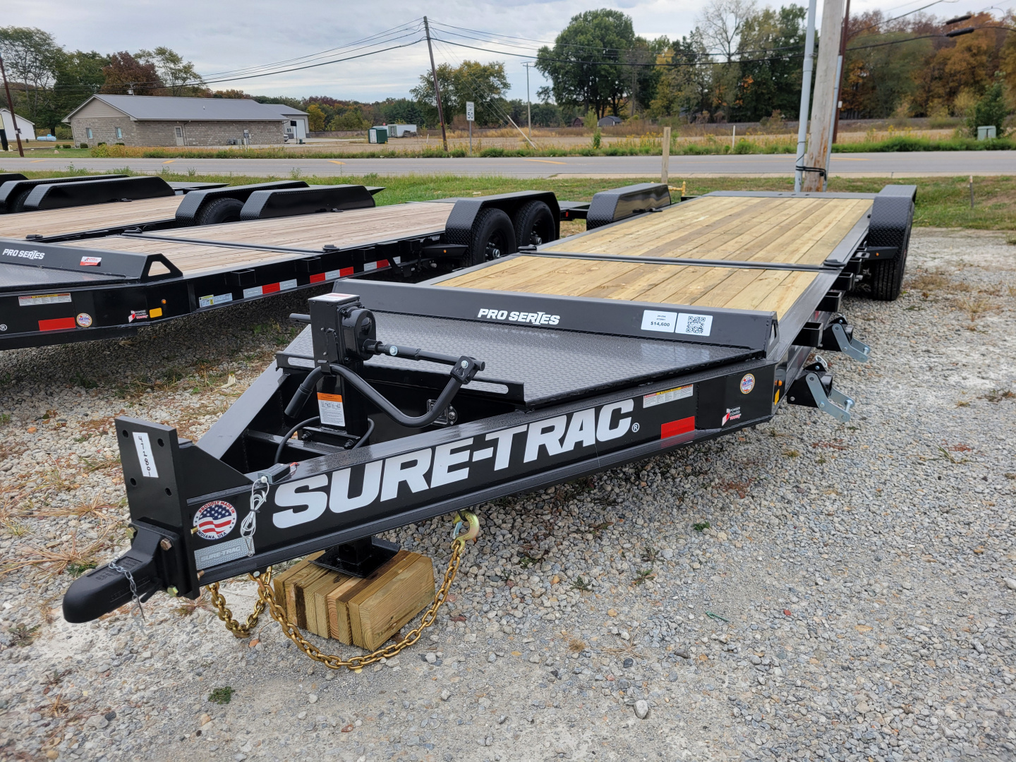 New 2026 Sure-Trac 7x18+6 Pro Series 17.6k Tilt Trailer