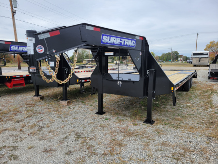 New 2026 Sure-Trac 8.5x25+5 Gooseneck Deckover Trailer