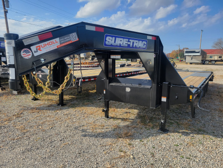 New 2026 Sure-Trac 8.5x20+5 Heavy Duty Low Profile Gooseneck Trailer