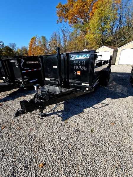 New 2025 Sure-Trac 82  x 16' 14K Telescopic HD Low Profile Dump Trailer