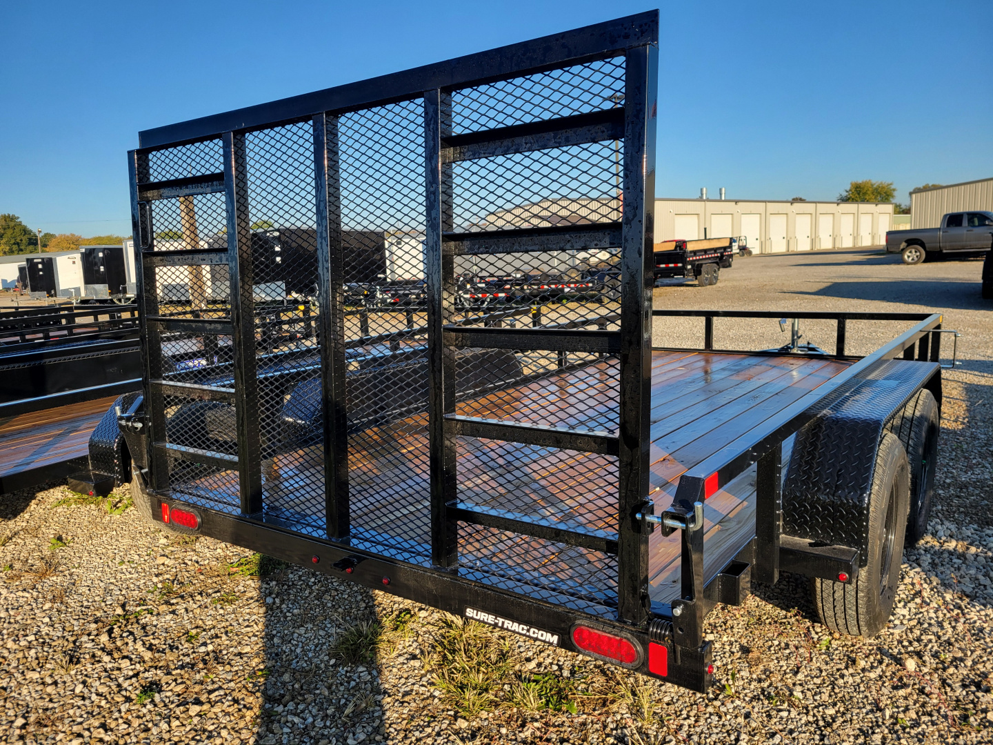 New 2026 Sure-Trac 7x14 Tube Top 7K Utility Trailer