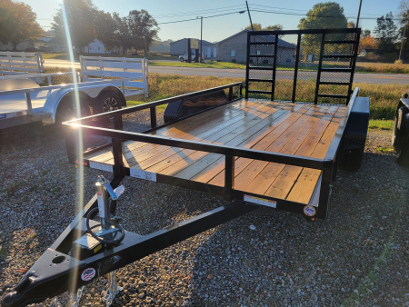 New 2026 Sure-Trac 7x14 Tube Top 7K Utility Trailer