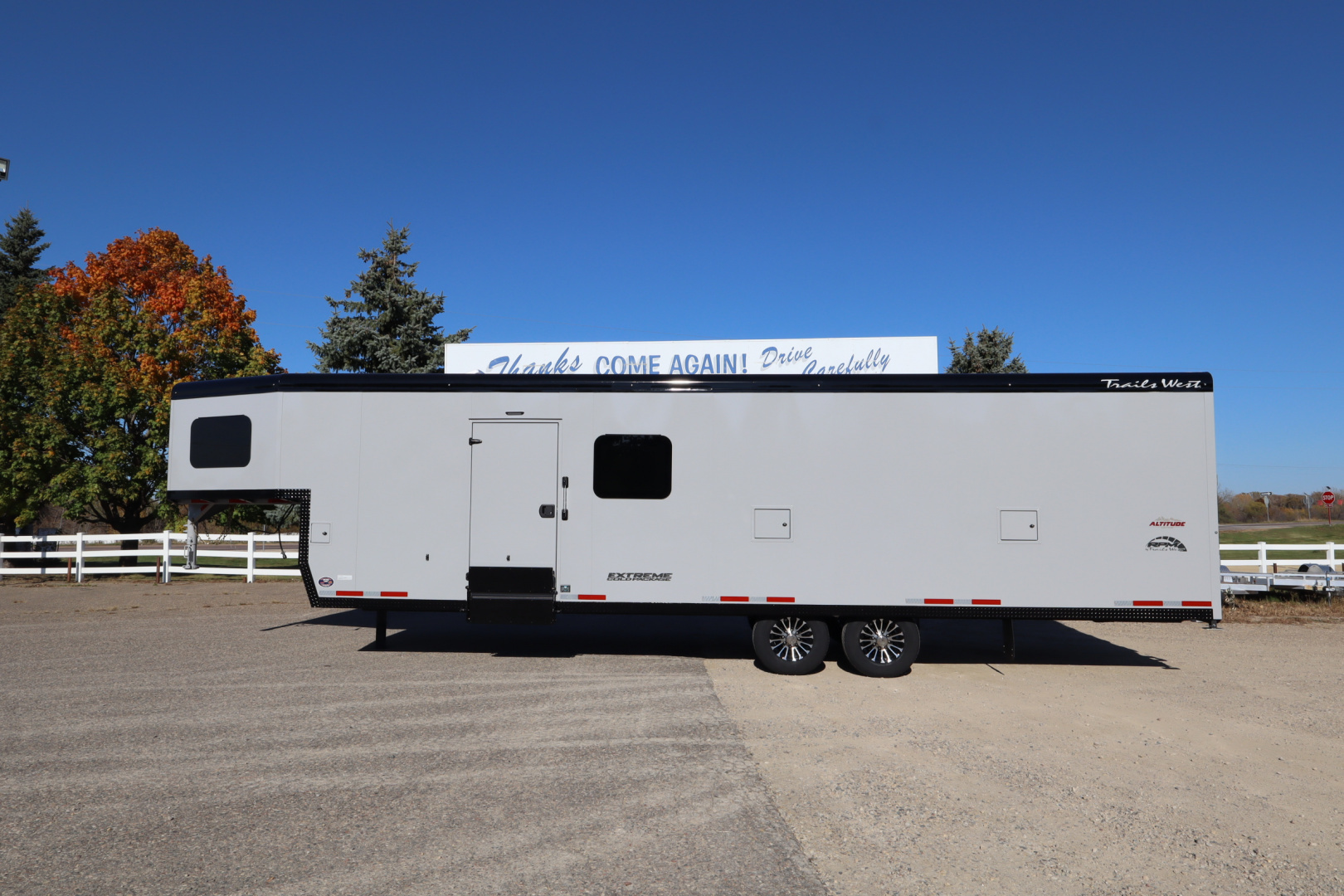 New 2026 Trails West 28' GN RPM Snowmobile Trailer
