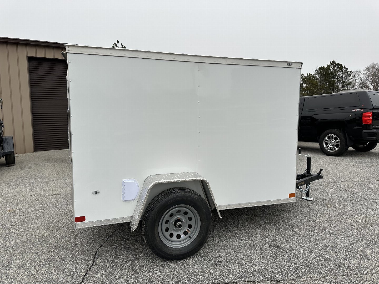 New 2026 COVERED WAGON 5X8 SINGLE AXLE ENCLOSED TRAILER