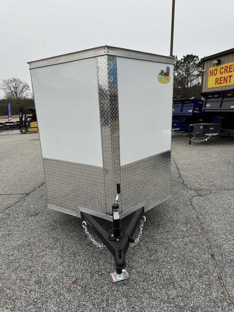 New 2026 COVERED WAGON 5X8 SINGLE AXLE ENCLOSED TRAILER