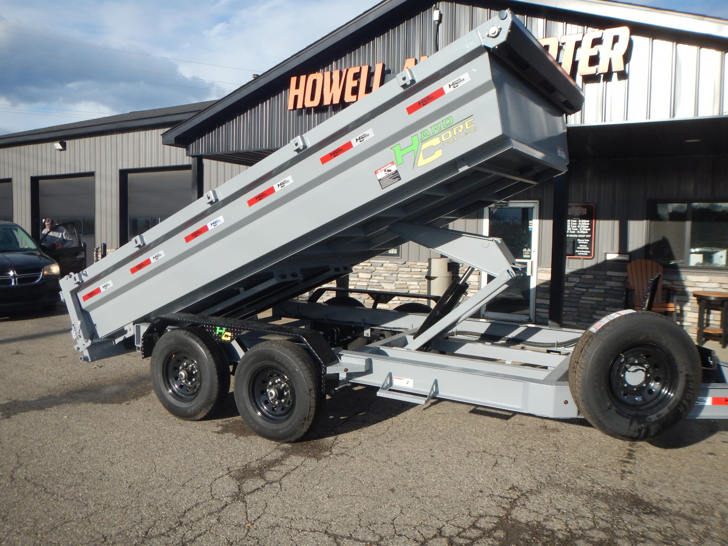 New 2025 HardCore Trailers 7 X 14 L.S DUMP Dump Trailer