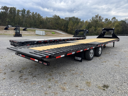 New 2026 Diamond C Trailers FMAX212 Flatbed Trailer, HYD DOVETAIL, HYD JACKS, ALUMINUM OUTER WHEELS