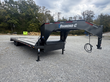 New 2025 Diamond C FMAX208 GOOSENECK TRAILER 25+5 MAX RAMPS 18K G.V.W.R.