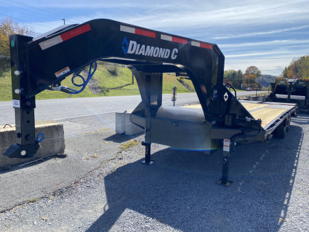 New 2026 Diamond C FMAX210. GOOSENECK TRAILER 20+5 MAX RAMPS ALUMINUM OUTER RIMS 14PLY TIRES