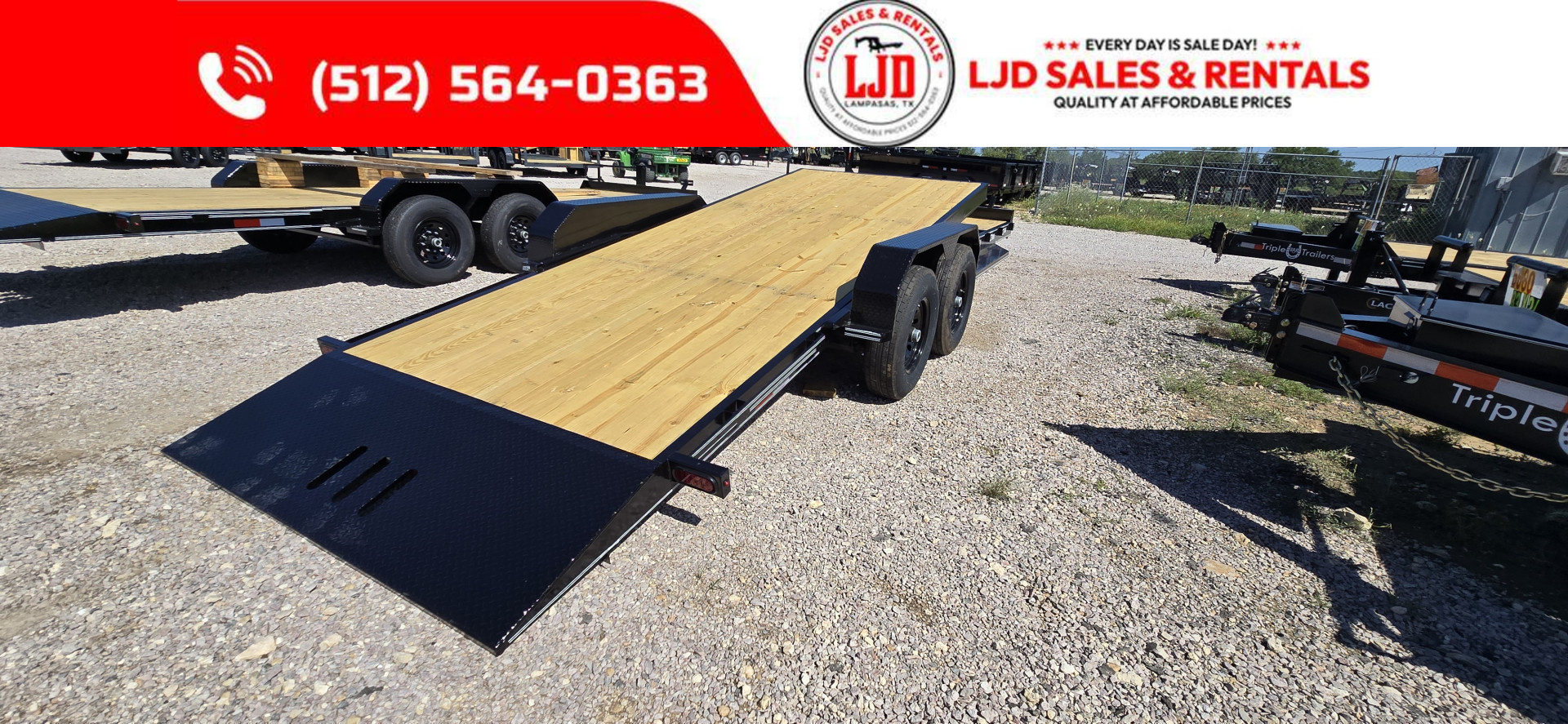 New 2026 AMW - Tilt / Equipment Trailer - Heavy Duty - 14k GVWR