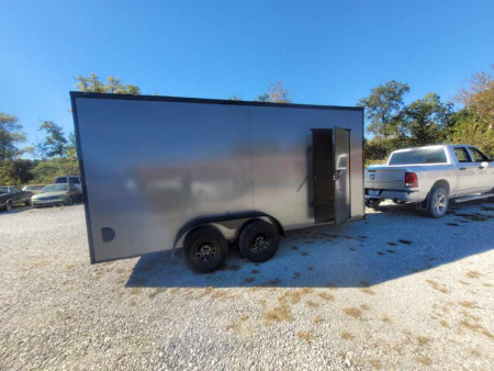 New 2026 Steel Pines Cargo 7x16 TA 7' interior height, 35k axles, .080 polycore Cargo / Enclosed Trailer