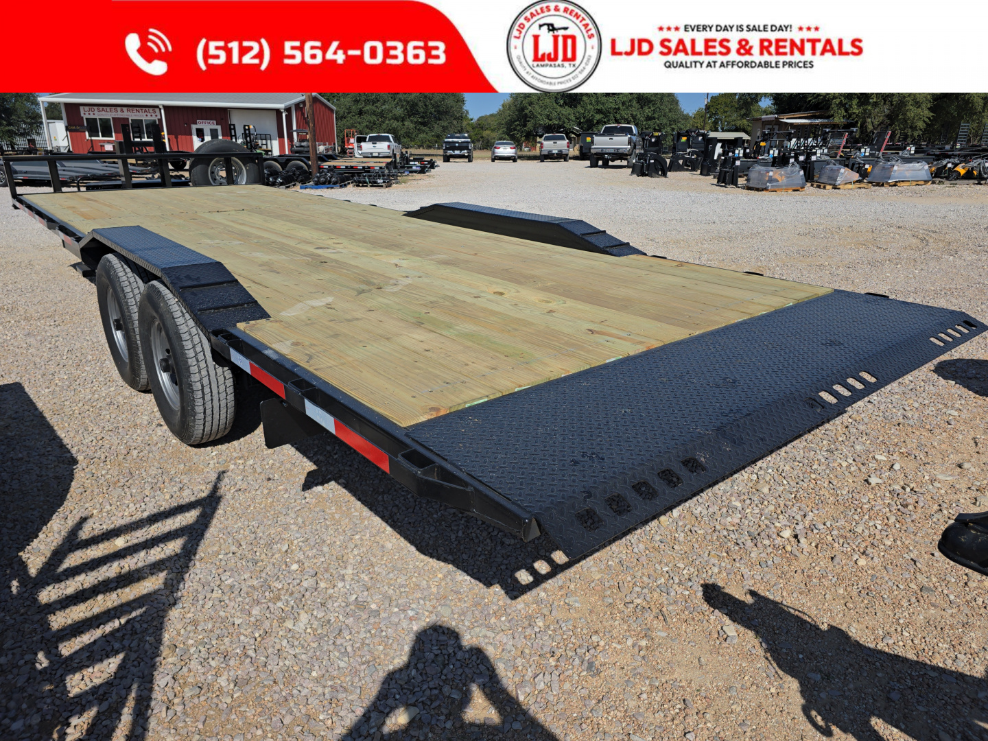 New 2026 Texas Pride - Tilt Trailer - 16K GVWR 102" X 25'