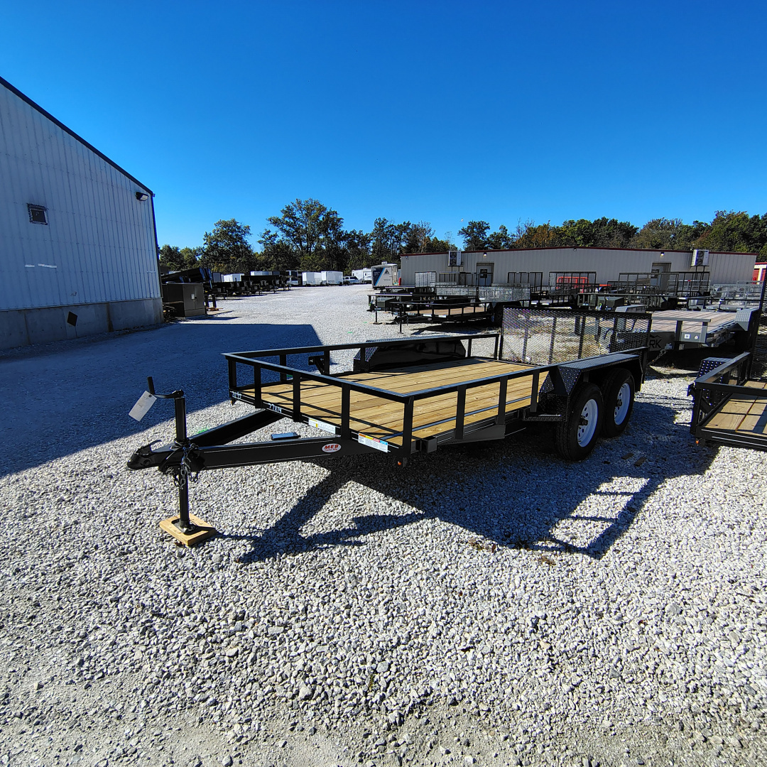 New 2026 MEB 77X14 TA Utility Trailer, 2' dovetail with 30" gate, 3.5k axles Utility Trailer