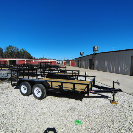 New 2026 MEB 77X14 TA Utility Trailer, 2' dovetail with 30" gate, 3.5k axles Utility Trailer