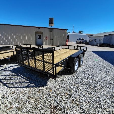 New 2026 MEB 77X14 TA Utility Trailer, 2' dovetail with 30" gate, 3.5k axles Utility Trailer