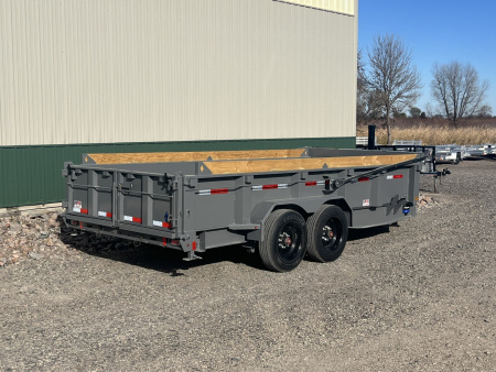New 2026 16' 18k Diamond C Low-Pro Telescopic Dump Trailer