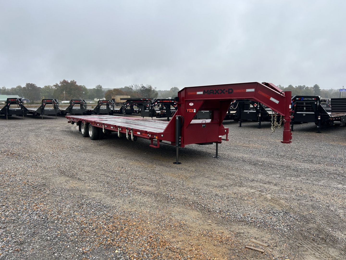 Used 2024 MAXXD 34' x 102" 30k Hyd Dove Gooseneck Trailer