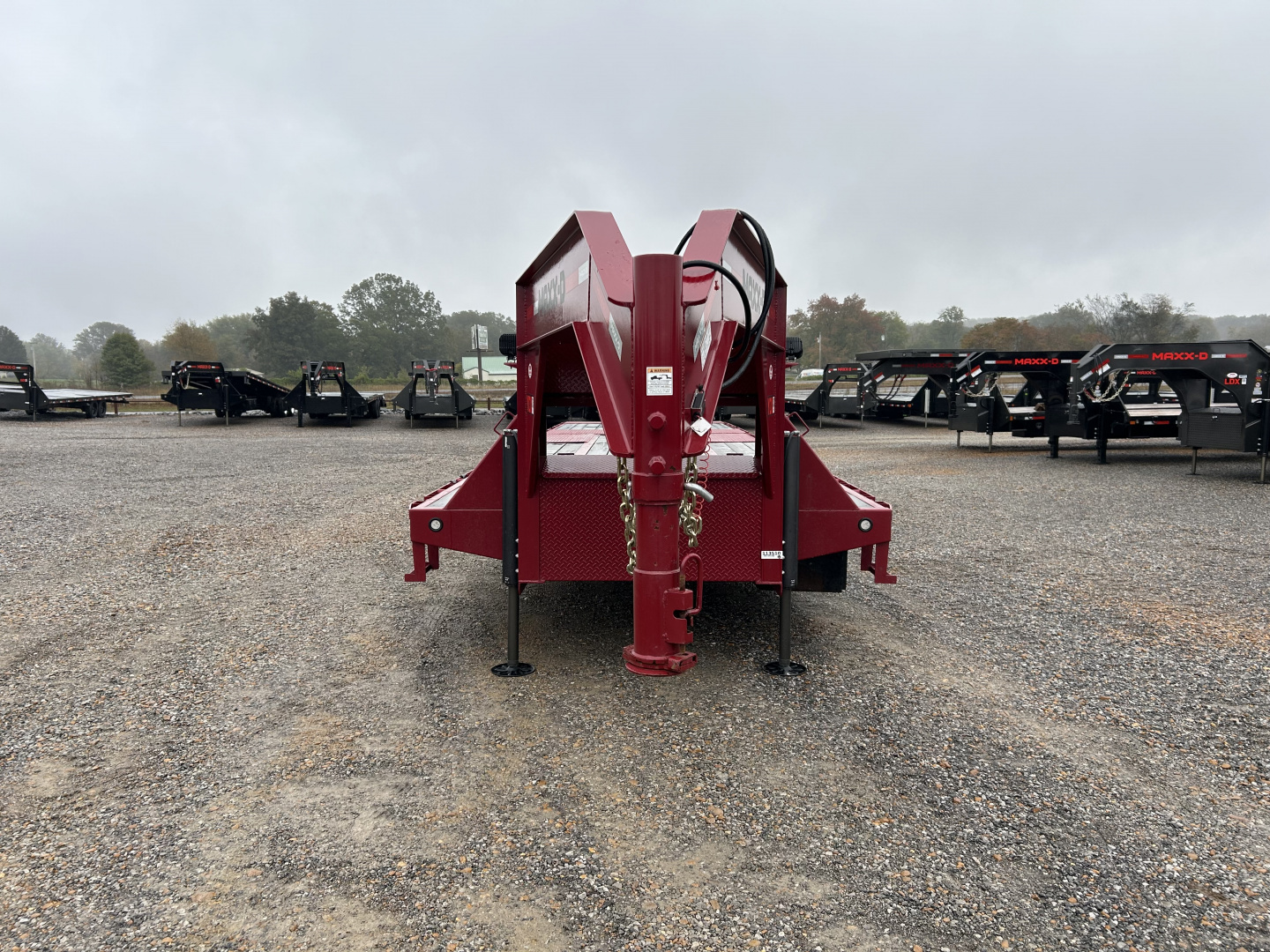 Used 2024 MAXXD 34' x 102" 30k Hyd Dove Gooseneck Trailer