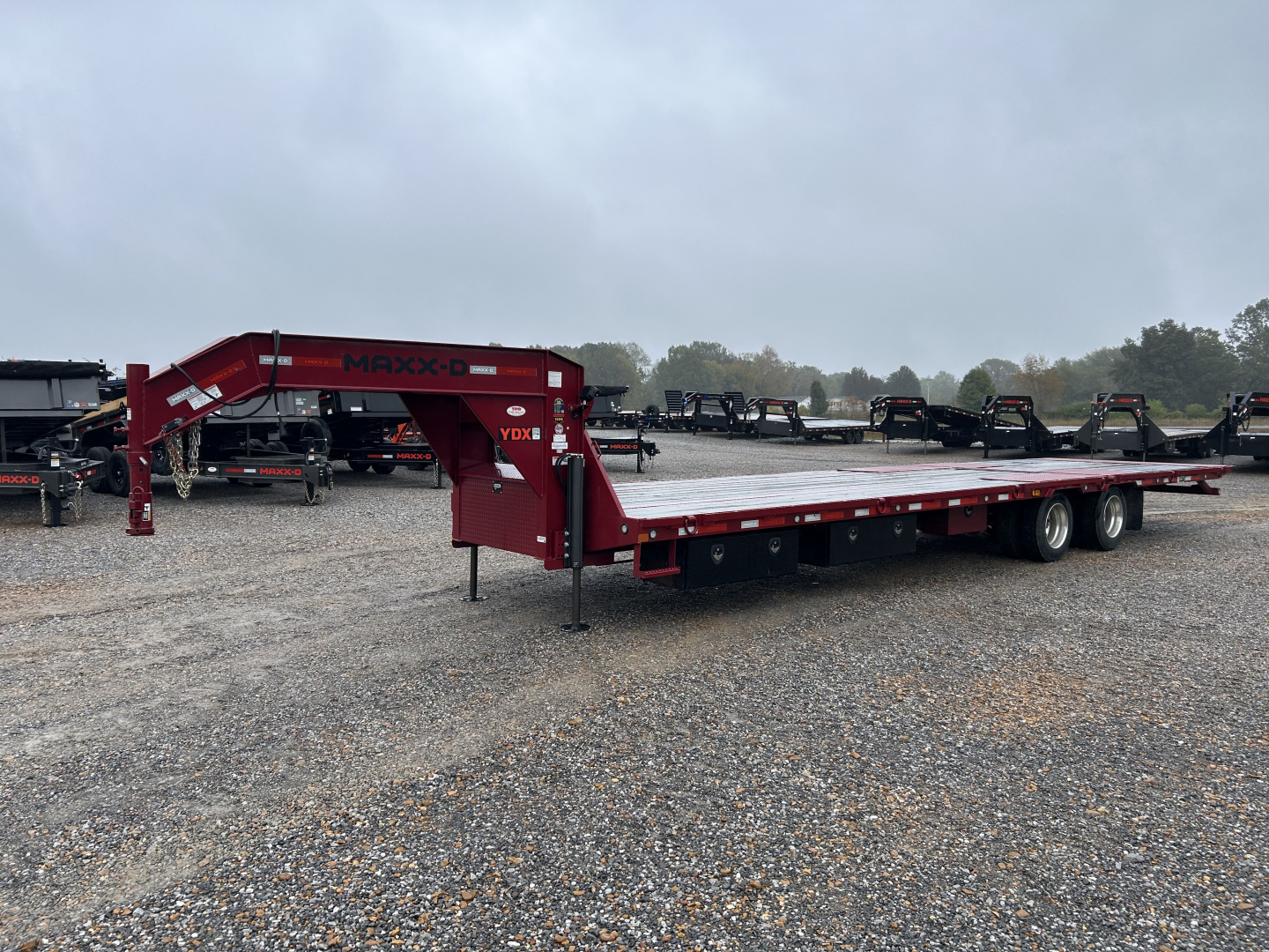 Used 2024 MAXXD 34' x 102" 30k Hyd Dove Gooseneck Trailer