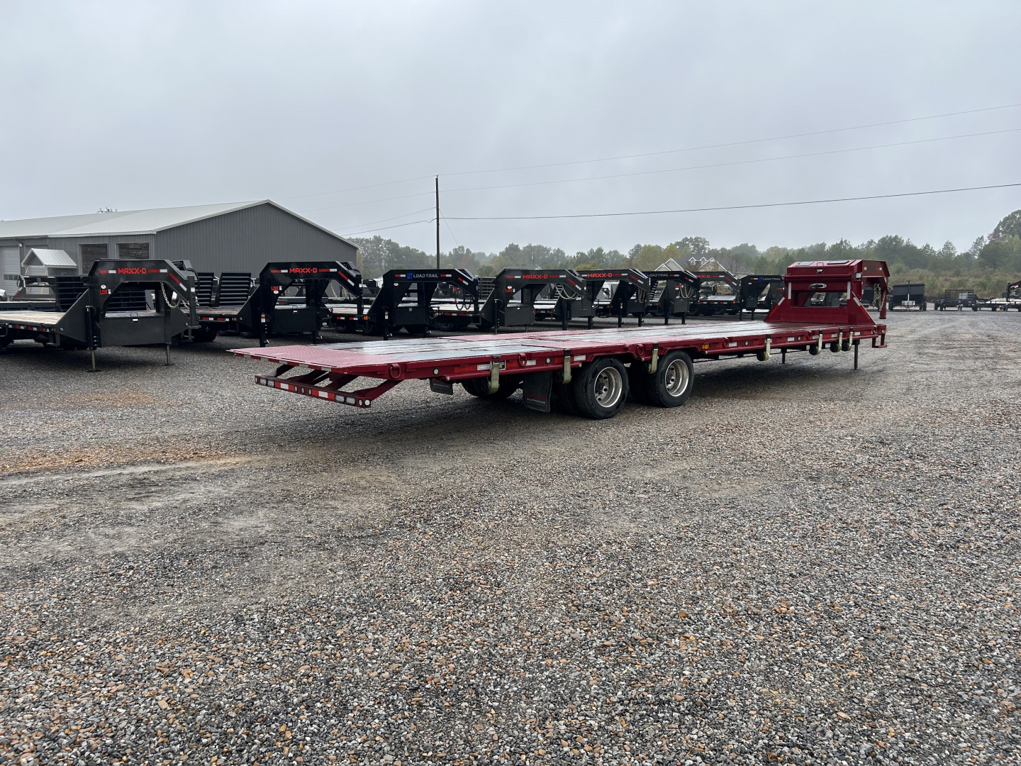 Used 2024 MAXXD 34' x 102" 30k Hyd Dove Gooseneck Trailer