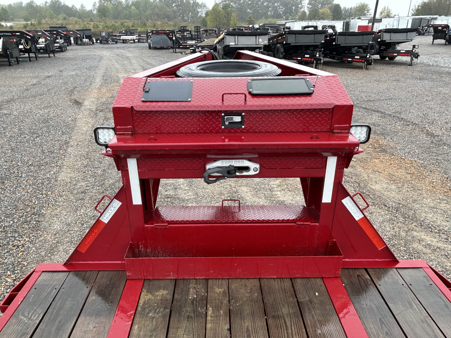 Used 2024 MAXXD 34' x 102" 30k Hyd Dove Gooseneck Trailer